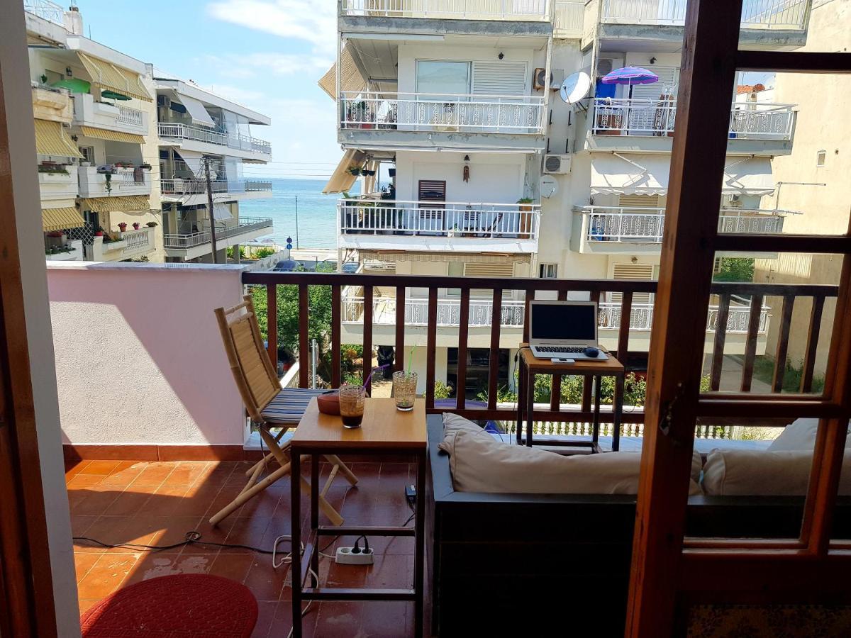 Perea Beach And Sea View Apartment Peraia  Luaran gambar