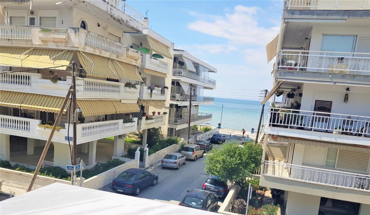 Perea Beach And Sea View Apartment Peraia  Luaran gambar
