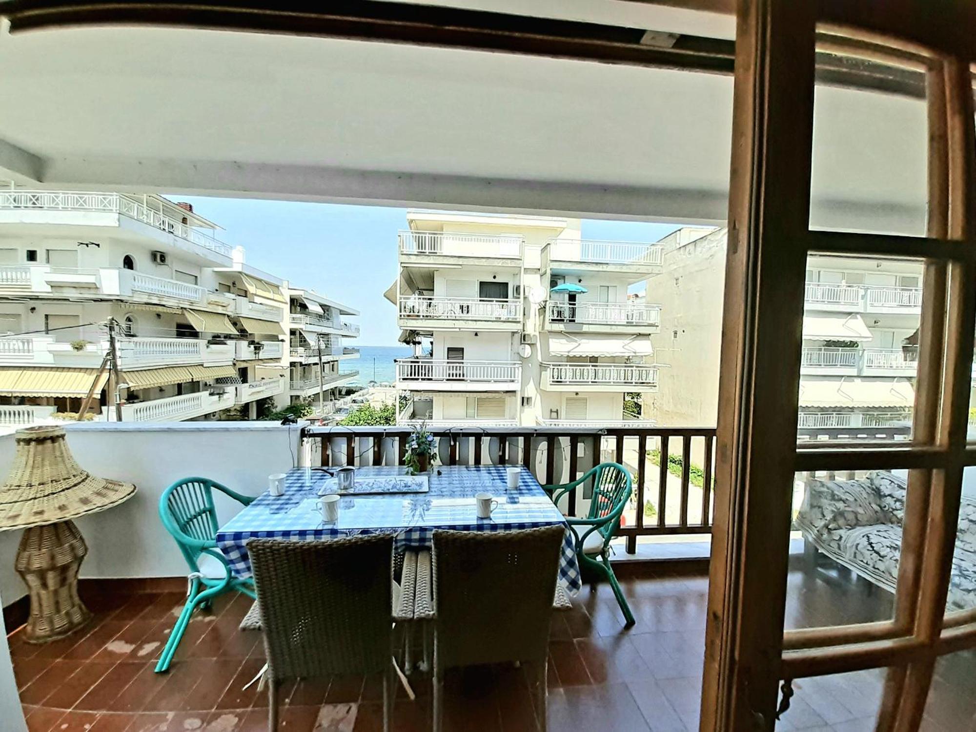 Perea Beach And Sea View Apartment Peraia  Luaran gambar